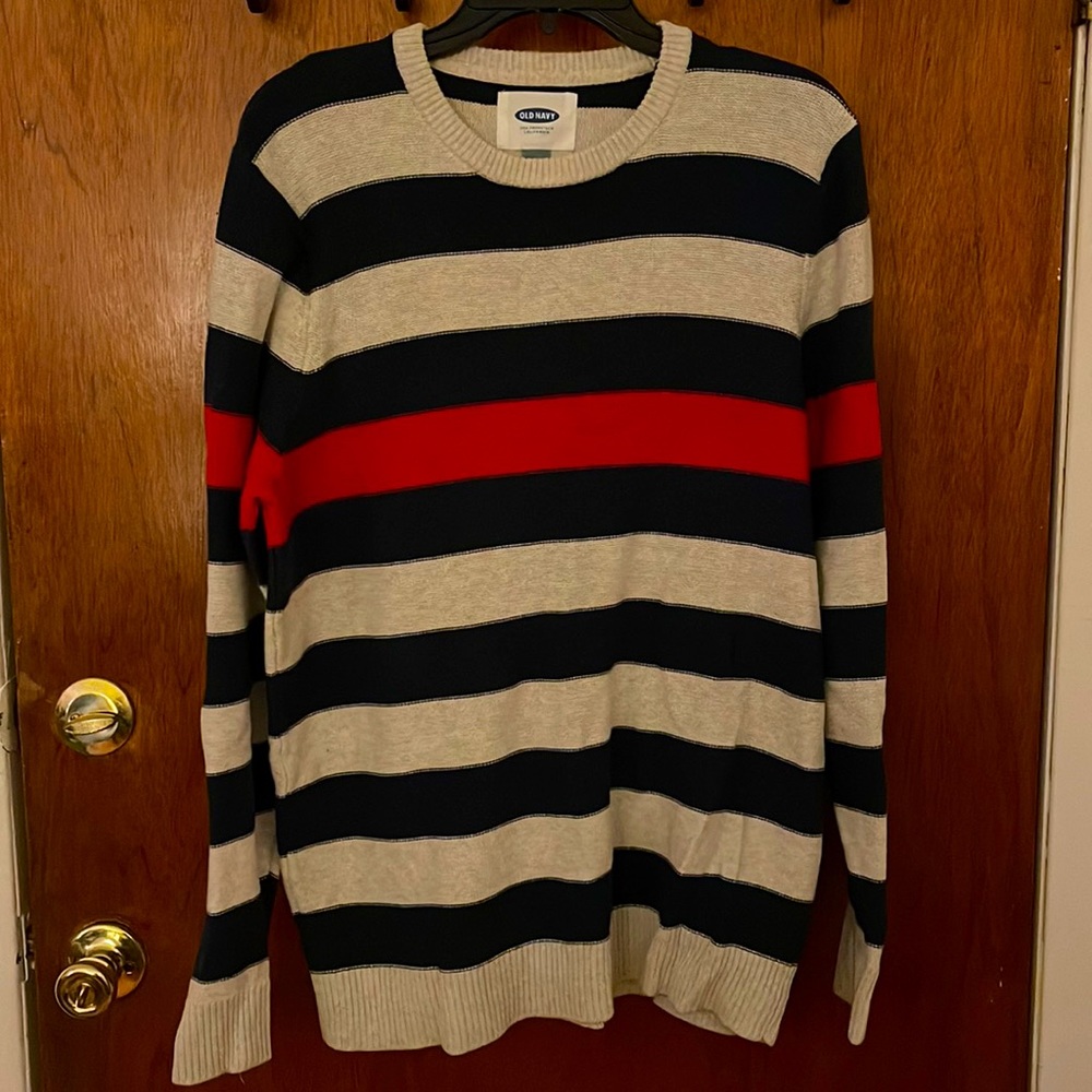 Old Navy Men Cotton Knit Sweater